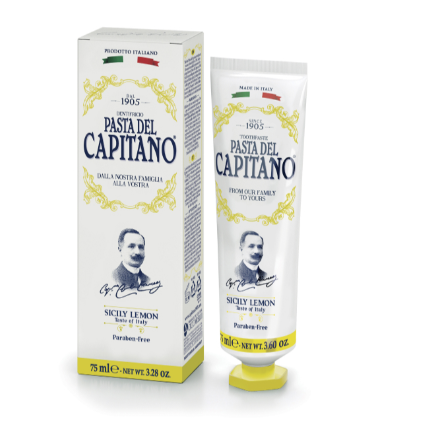 PASTA DEL CAPITANO 1905 Toothpaste Sicily Lemon - 3.28oz / 75ml