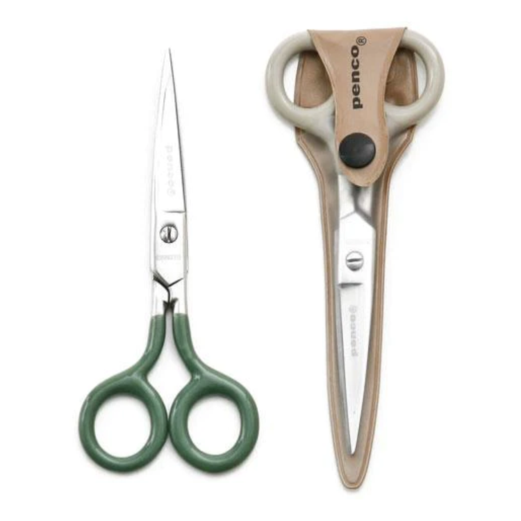 Penco Small Stainless Steel Scissors Green