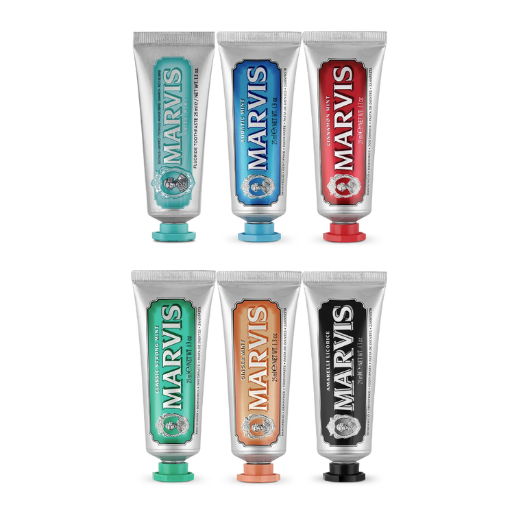 Marvis Toothpaste Flavour Collection 1.3oz / 25ml X 6pcs