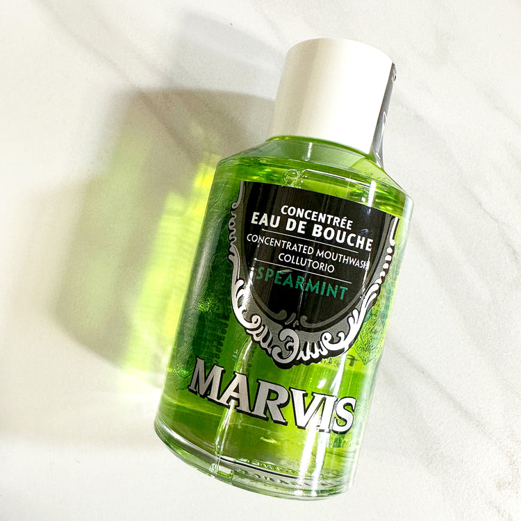 Marvis Spearmint Mouthwash in Glass Bottle 4.1fl.oz / 120ml