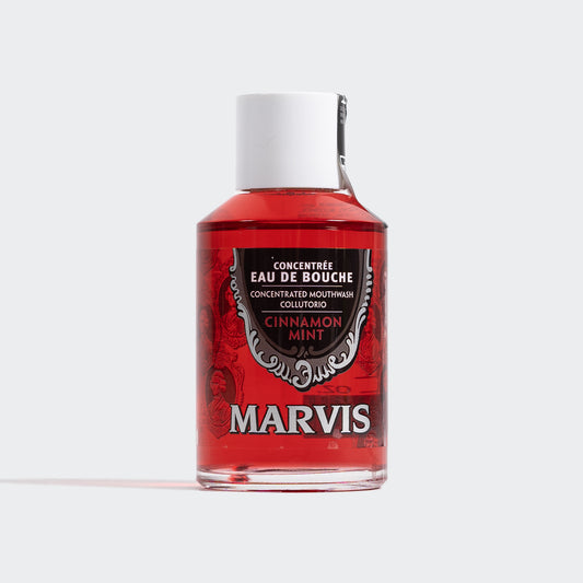 Marvis Cinnamon Mint Mouthwash in Glass Bottle 4.1fl.oz / 120ml