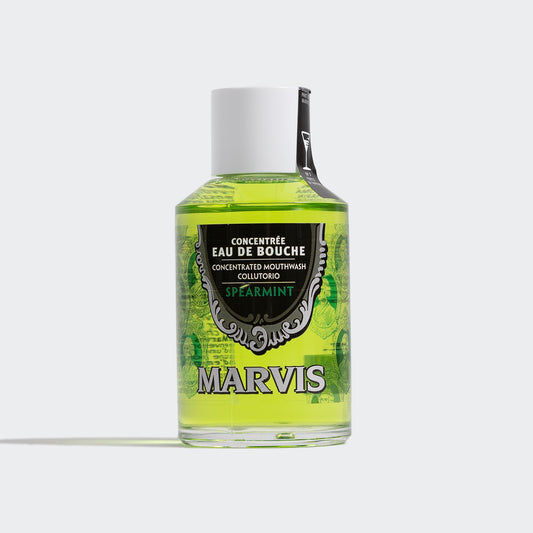 Marvis Spearmint Mouthwash in Glass Bottle 4.1fl.oz / 120ml