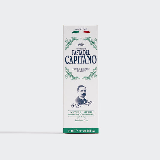 PASTA DEL CAPITANO 1905 Toothpaste Natural Herb - 3.60oz / 75ml