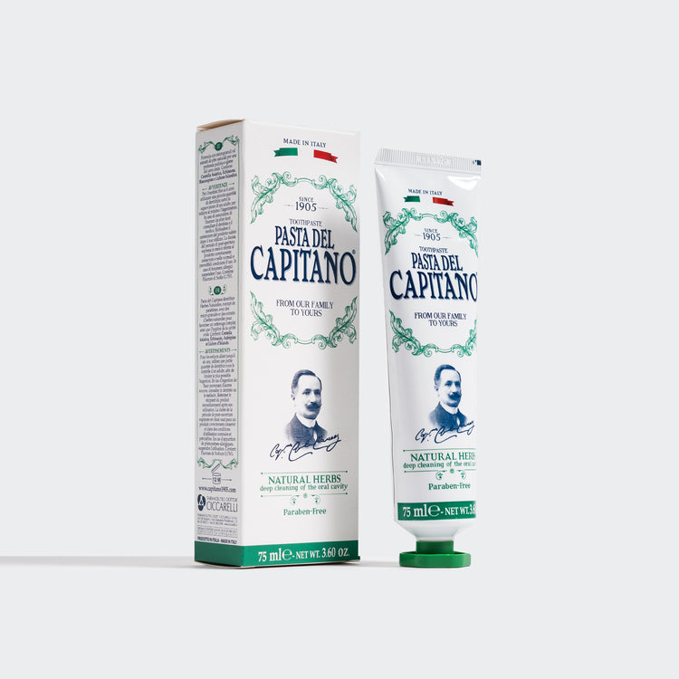 PASTA DEL CAPITANO 1905 Toothpaste Natural Herb - 3.60oz / 75ml