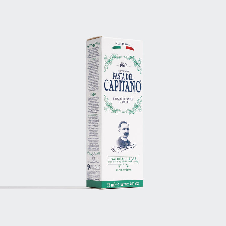 PASTA DEL CAPITANO 1905 Toothpaste Natural Herb - 3.60oz / 75ml