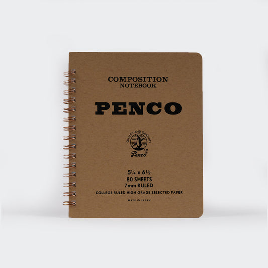 Penco Medium Coil Notebook 2022 Natural