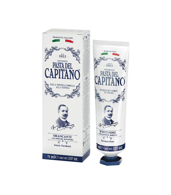 PASTA DEL CAPITANO 1905 Toothpaste Whitening - 3.57oz / 75ml